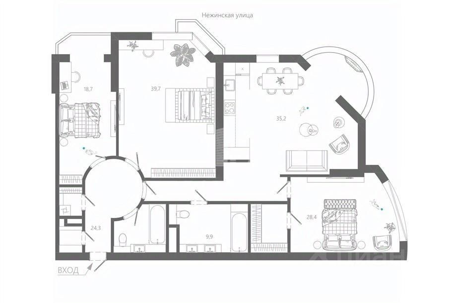 Продажа 4-комн квартиры на вторичном рынке Староволынская улица, 12к3