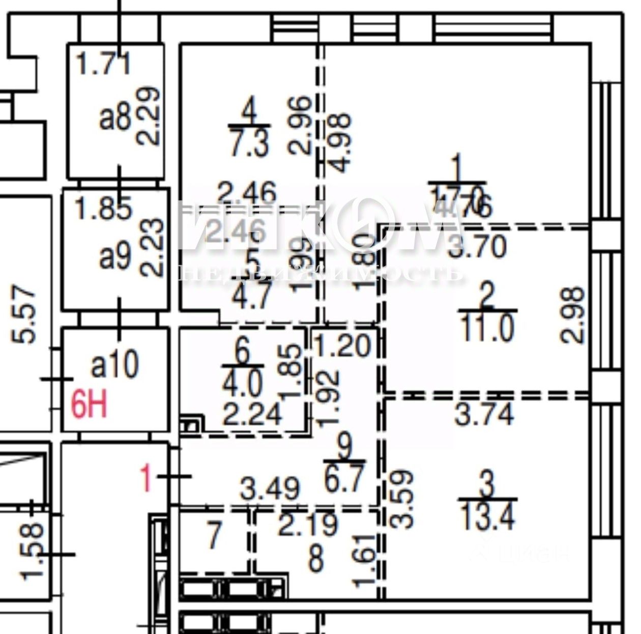 Продажа 2-комн квартиры на вторичном рынке проезд Ольминского, 4