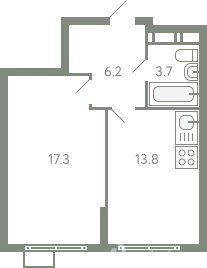 Продажа 1-комн квартиры на вторичном рынке Молоково с, Ново-Молоковский б-р,  д. 1