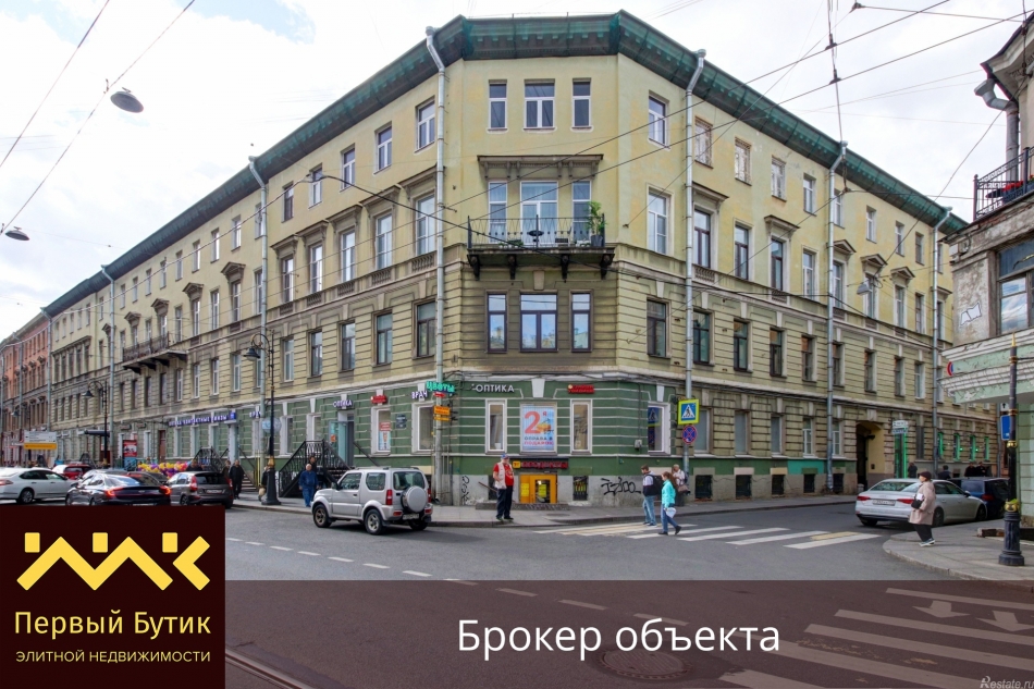 Продажа 3-комн квартиры на вторичном рынке Графский пер,  д. 9