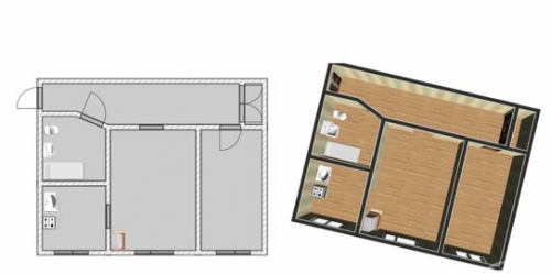 2-комн квартира Петергоф г, Дашкевича ул,  д. 5