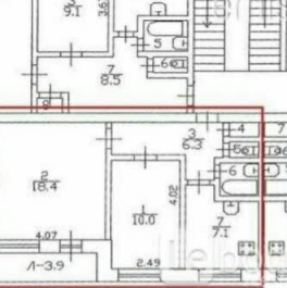 Продажа 2-комн квартиры на вторичном рынке улица Академика Байкова,  д. 17 к1