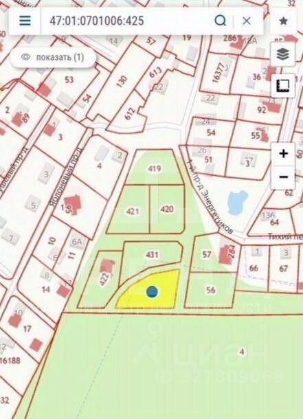 Продажа земли Рощино пгт, улица Молодежная, 3