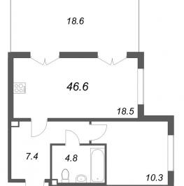 Продажа 1-комн квартиры в новостройке Шушары п., Пулковское ш., к. 2 Продажа 1-комн квартиры в новостройке Шушары п., Пулковское ш., к. 2