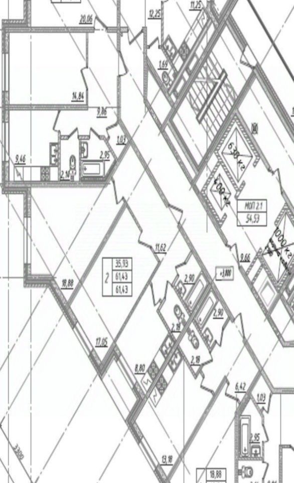 Аренда 2-комн квартиры на вторичном рынке Ленинский проспект, 68
