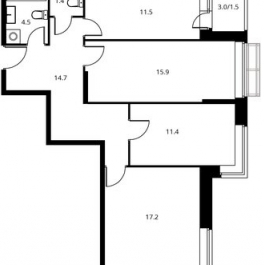 Продажа 3-комн квартиры на вторичном рынке Щёлково, ул Центральная,  д. 65