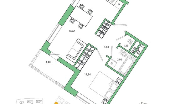 Продажа 1-комн квартиры на вторичном рынке Заневское городское поселение, Ясная улица,  д. 9 к2
