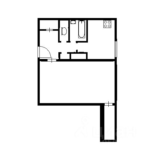 Аренда 1-комн квартиры на вторичном рынке аллея Котельникова, 3