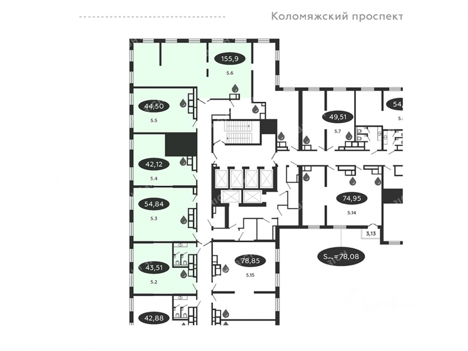 Продажа офиса Марка Галлая ул
