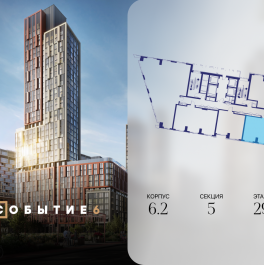 Продажа 3-комн квартиры в новостройке ул. Лобачевского, корп. 6.2