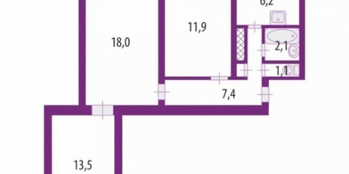 3-комн квартира ул Наличная,  д. 40,  к. 1