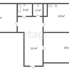 Продажа 2-комн квартиры на вторичном рынке улица Савушкина,  д. 109