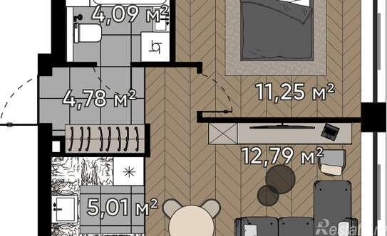 Продажа 2-комн квартиры в новостройке улица Паршина