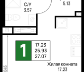 Продать Квартиры в новостройке Новосаратовка д., Первых ул.   5.2