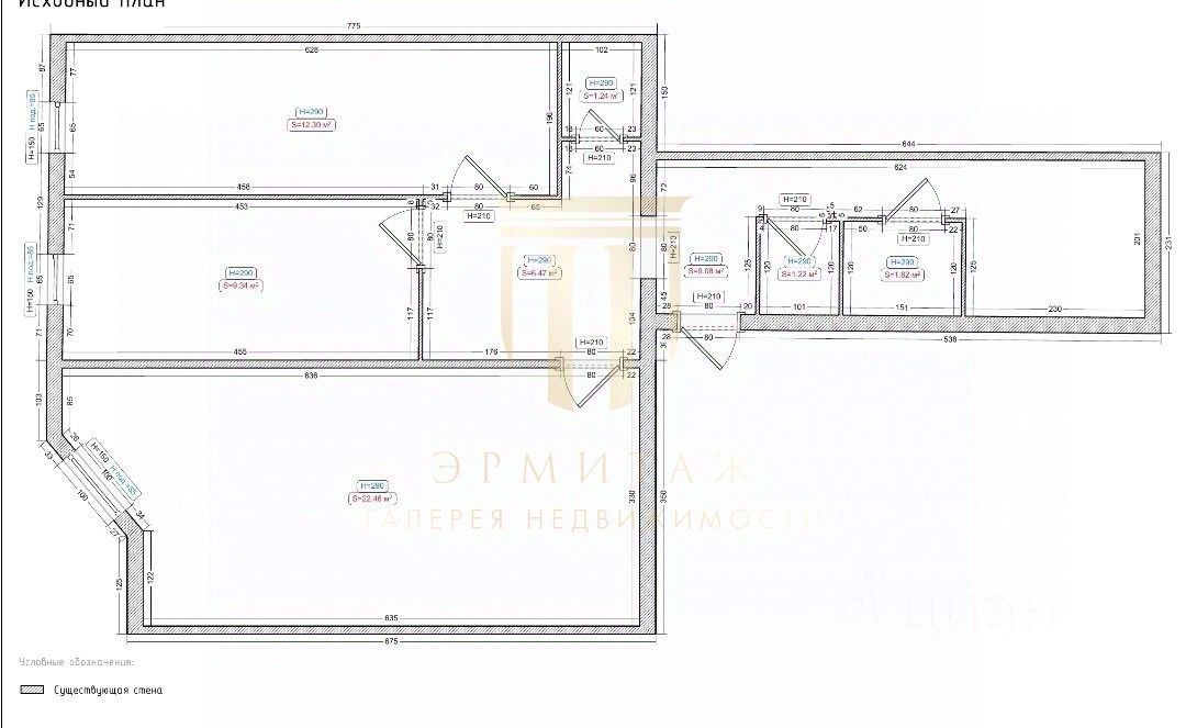 Продажа 3-комн квартиры на вторичном рынке Коломенская улица, 46
