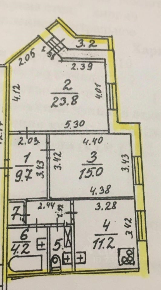Продажа 2-комн квартиры на вторичном рынке Серебристый бульвар, 21