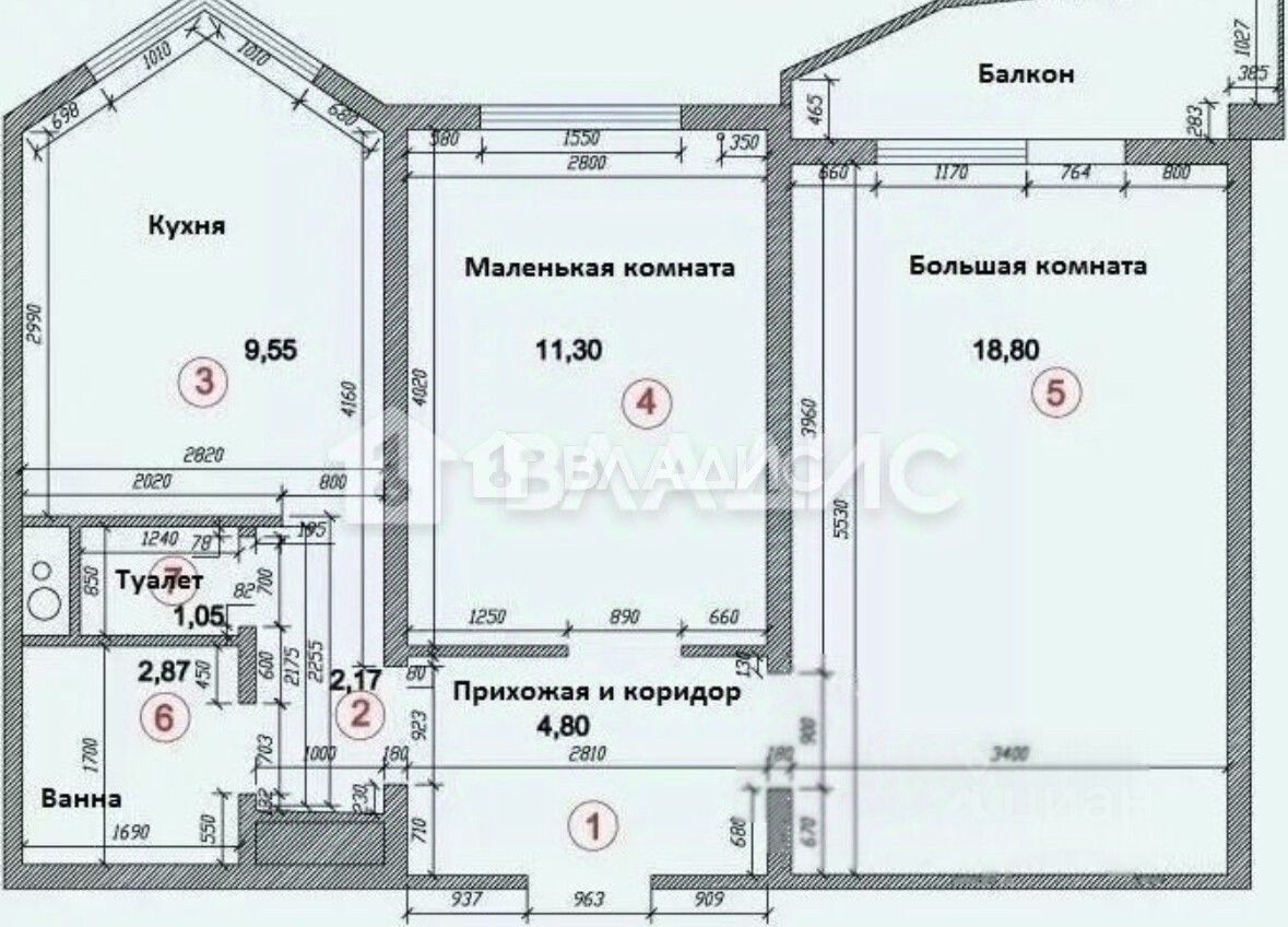 Продажа 2-комн квартиры на вторичном рынке 1-й Очаковский переулок, 1