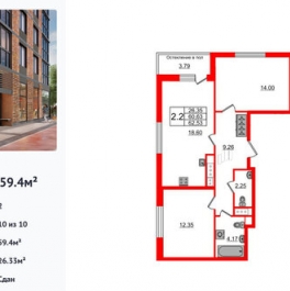 Продажа 2-комн квартиры на вторичном рынке Кубинская улица,  д. 76 к1 с1