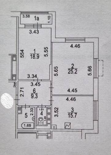 Продажа 2-комн квартиры на вторичном рынке Гродненская улица, 9