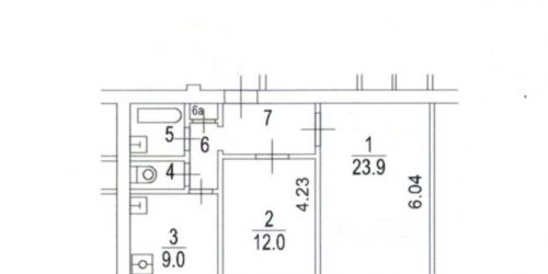 2-комн квартира улица Ивана Бабушкина,  д. 22