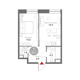 Продажа 1-комн квартиры в новостройке Москва г., Летниковская ул., к. 4 Продажа 1-комн квартиры в новостройке Москва г., Летниковская ул., к. 4