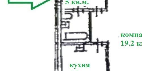 2-комн квартира Малая Охта тер., улица Казанская, 4