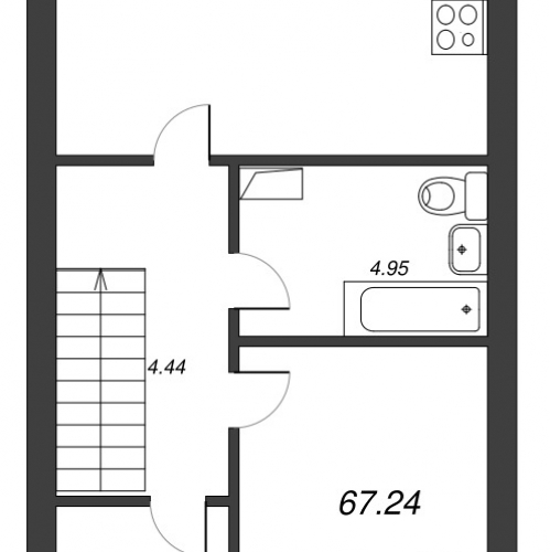 3-комн квартира Федоровское д., Шоссейная ул.,  к. 31