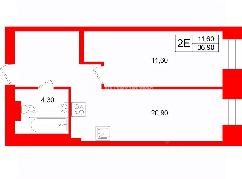 Продажа 1-комн квартиры на вторичном рынке Социалистическая улица, 21