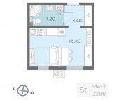 Продать Квартиры в новостройке Ковалево п., Поперечная ул.   15