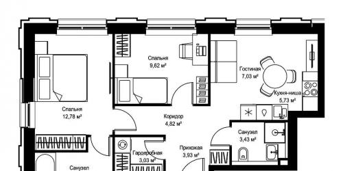 2-комн квартира Дмитровское шоссе, вл. 87