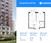 Продать Квартиры в новостройке Ленинский р-н, жилой комплекс Богдановский Лес, 7.3   