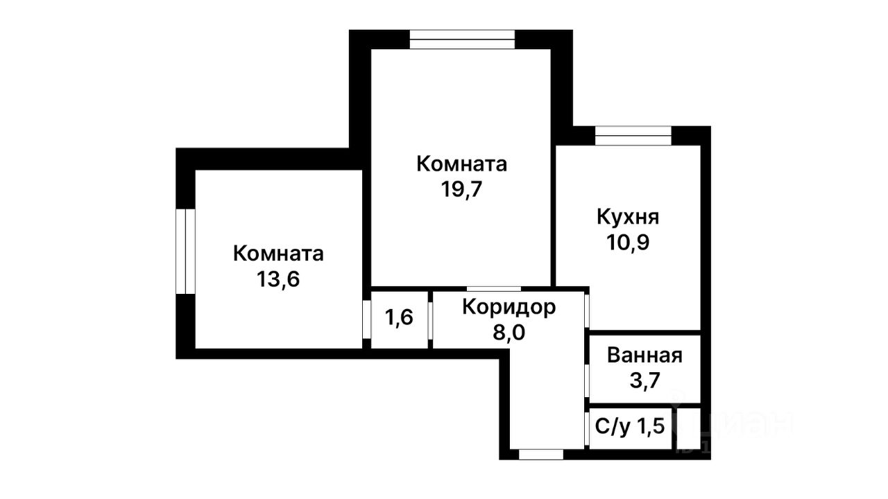 Аренда 2-комн квартиры на вторичном рынке Одинцово, улица Маковского, 24