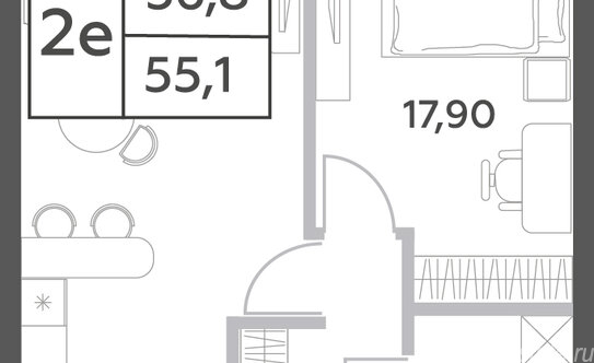 Продажа 2-комн квартиры на вторичном рынке пр-кт Генерала Дорохова,  д. 1,  к. 1