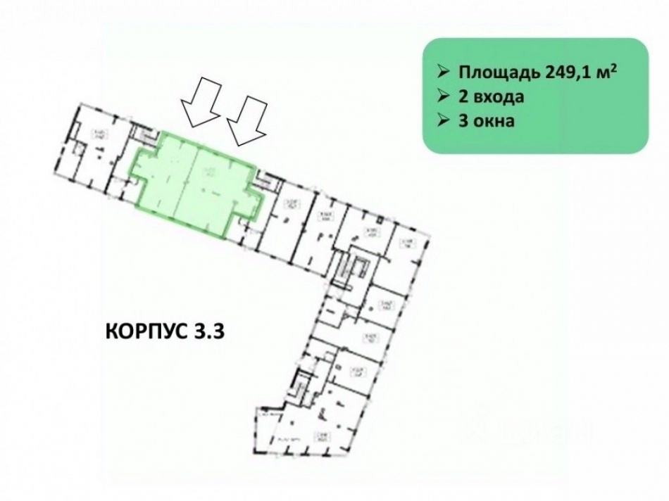 Продажа торгового помещения Полевая улица