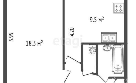 Продажа 1-комн квартиры на вторичном рынке Лесколово, Красноборская улица,  д. 11