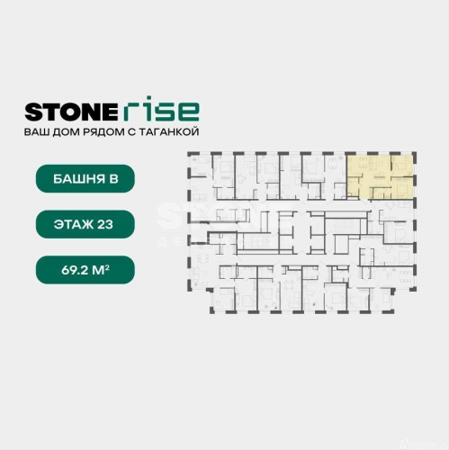 3-комн квартира Золоторожский Вал, вл.11, стр.33-34