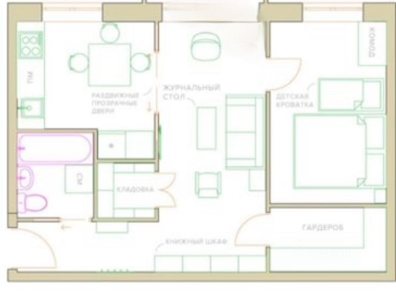 Продажа 2-комн квартиры на вторичном рынке Ленинградский проспект, 54/1