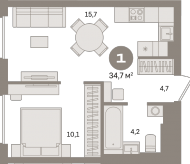 Продажа квартир в ЖК Москва г., Загорьевская ул.,  к. 2