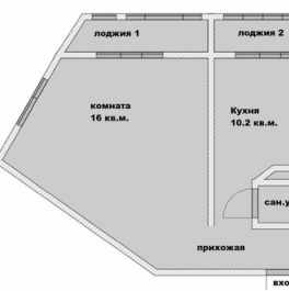 Продажа 1-комн квартиры на вторичном рынке ул Русановская,  д. 24,  к. 1