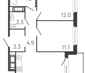 Продать Квартиры в новостройке Санкт-Петербург г., Обводного кан. наб.   1
