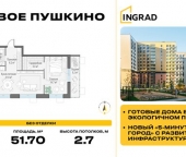 Продать Квартиры вторичка Пушкино г, Новая Деревня мкр, Кирова ул  3 к1 