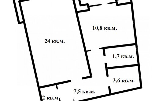 Продажа 1-комн квартиры на вторичном рынке ул Жукова,  д. 3