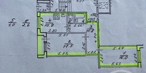 2-комн квартира Генерала Симоняка ул. ,  д. 4,  к. 2