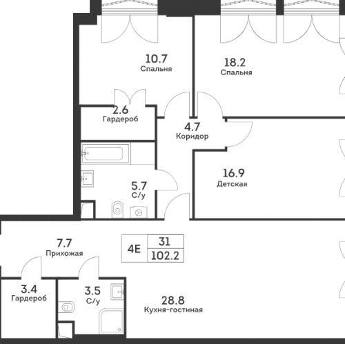 3-комн квартира Москва г., Обручева ул.,  к. 6