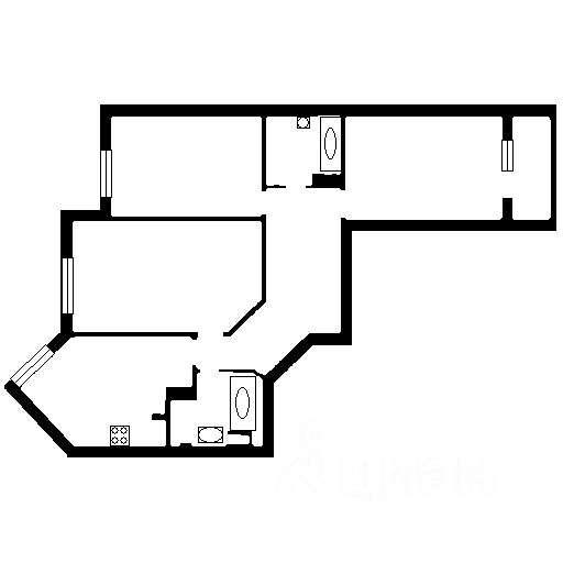 Продажа 3-комн квартиры на вторичном рынке Белградская улица, 26к9