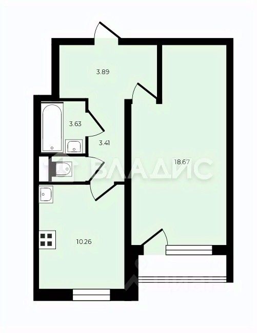 Продажа 1-комн квартиры на вторичном рынке аллея Поликарпова, 10К1