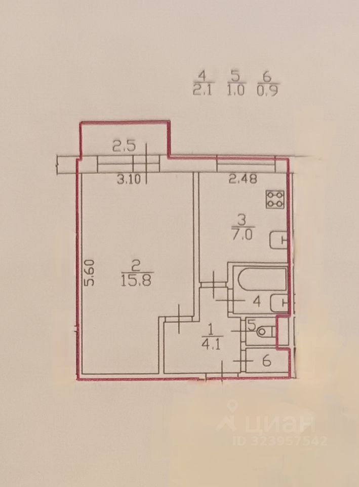 Продажа 1-комн квартиры на вторичном рынке Долгоозерная улица, 6К2