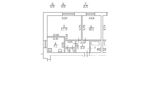 Продажа 2-комн квартиры на вторичном рынке ул Подводника Кузьмина,  д. 1/2