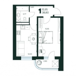 Продажа 1-комн квартиры в новостройке Сходня, Первомайская улица