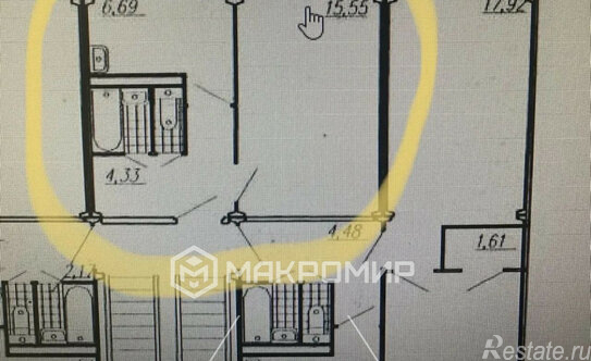 Продажа 1-комн квартиры на вторичном рынке Бабушкина ул,  д. 72
